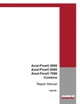 Case Ih Axial Flow 5088, 6088, 7088 Combine Service Manual Repair Book -84242798. Fixed Price $89.00.