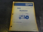 Perkins Huber M-850A Maintainer 4.236 Industrial Engine Parts Catalog Manual. Fixed Price $50.00.