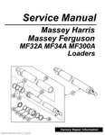 Massey-ferguson Model MF32A MF34A MF300A Loader Service Manual. Fixed Price $26.35.