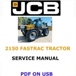 Jcb 2150 Fastrac Tractor Service Repair Shop Manual Pdf Usb. Fixed Price $25.00.