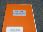 Kioti 1470S Loader For DK40 DK45 Tractor Owner Operator Manual User Guide Xz. Fixed Price $62.03.