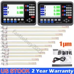Toauto Dro 2/3 Axis Digital Readout High Precision 1UM Linear Scale Lathe Mill. Fixed Price $62.03.