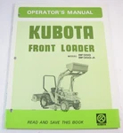 Kubota BF350-A Front Loader Operator Operation Maintenance Parts Manual. Fixed Price $33.19.