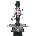 Jet Variable Speed Square Column Geared Head Mill/drill With Newall DP700. Fixed Price $13076.99.