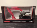 Link Belt 210 Lx Series Excavator Trackhoe, 1/50 Die-cast, Ertl 13183, Nib. Fixed Price $67.49.