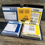 Ford 340B 540B Loader Backhoe Tractor Service Parts Operators Manual Owners Set. Fixed Price $136.97.