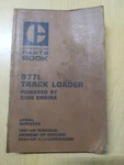 Caterpillar 997L Track Loader Parts Book. Fixed Price $18.00.