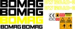 Bomag Bw 120AD-3 Vibrating Roller Decals Stickers. Fixed Price $70.84.