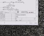 Grove Lift T86J Hydraulic Schematic Manual Diagram. Fixed Price $99.16.