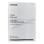 Caterpillar 315BL Track Type Excavator Parts Catalog Manual. Fixed Price $185.00.