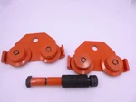 Pair Global Industries Beam Trolley 4,000 Lb Capacity See Desc. Fixed Price $211.99.