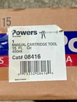 Powers Fasteners 08416 Cartridge System Manual Tool T308+ Epoxy Box New. Fixed Price $62.10.