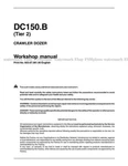 New Holland DC150.B Tier 2 Crawler Repair Service Workshop Manual 603.67.081.00. Fixed Price $104.00.