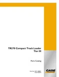 Case TR270 Skid Steer Loader Tier Iii Parts Catalog. Fixed Price $149.00.