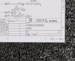 Grove Crane RT65S Hydraulic Schematic Manual Diagram. Fixed Price $111.75.