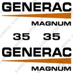 Fits Generac Magnum 35 Decal Kit Generator - 7 Year Outdoor 3M Vinyl!. Fixed Price $84.95.