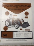 National Loader Model 16 Specs Attachments Brochure Satoh Tractor 650 G. Fixed Price $141.73.