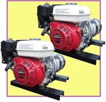 Lot Of (2) New Honda Powered Generators By Central Maine Diesel - Model # 04580. Fixed Price $2895.00.