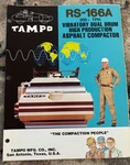 Tampo RS-166A Vibratory Asphalt Roller Brochure AMIL25. Fixed Price $21.99.