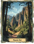 Pinnacles National Park Art Wall Poster/print 8 Options Free Shipping N105. Fixed Price $13.95.