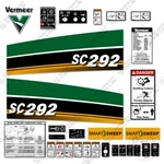 Fits Vermeer SC292 Stump Grinder Decal Kit (curved) - 7 Year Outdoor 3M Vinyl!. Fixed Price $149.95.