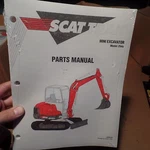 Scat Trak Mini Excavator Model 254S Parts Manual, 8990400, Omniquip. Fixed Price $10.65.