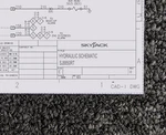 Skyjack SJ8850RT Rough Terrain Scissor Lift Hydraulic Schematic Diagram Manual. Fixed Price $113.58.