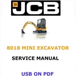 Jcb 8018 Mini Excavator Service Repair Shop Manual Pdf Usb. Fixed Price $25.00.