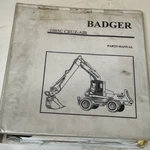 Badger 1085C Cruz-air Excavator Parts Manual. Fixed Price $115.00.