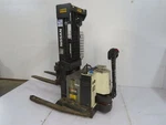 Nissan WSN40TH Electric Straddle Pallet Truck Walk Behind Forklift 4000 Lbs. Fixed Price $1799.99.