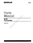 Caterpillar 941B Traxcavator Track Loader Parts Catalog Manual. Fixed Price $139.00.