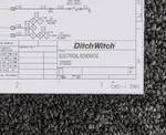 Ditch Witch Trencher 3700DD Electrical Wiring Diagram Manual. Fixed Price $136.38.