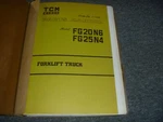 Tcm FG20N6 FG25N4 Forklift Truck Parts Catalog Manual F-345A. Fixed Price $139.55.