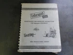 Cedarapids 4033 Hammermill Secondary Unit Operation Maintenance Manual. Fixed Price $45.00.