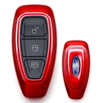 Glossy Red Remote Smart Key Fob Shell Holder Cover Ford Fiesta Focus C-max. Fixed Price $10.19.