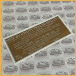 Utility VS2RA Vin Trailer Body Stickers Quality Replica. Fixed Price $60.00.