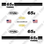 Fits Noram 65E Decal Kit Motor Grader - Blk Version 7 Year 3M Vinyl!. Fixed Price $224.95.