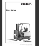 Crown FC4020-50, FC4040-50, FC4010-2.0 Forklift Parts Catalog Manual Pdf Usb. Fixed Price $39.99.