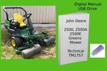 John Deere 2500A 2500E Professional Greens Mower Technical Manual. Fixed Price $24.99.