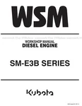Kubota SM-E3B Z482-E3B Z602-E3B D722-E3B D782-E3B D902-E3B Workshop Manual. Fixed Price $34.00.