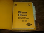 Galion 850B 870B Motor Grader Parts Catalog Manual. Fixed Price $99.16.