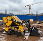 Agt 13.5HP Rato R420D Engine Mini Skid Steer Stand-on Loader Crawler MX-MRT14. Fixed Price $4973.99.