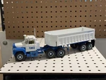 1ST Gear Mack R-model With Dump Trailer Blue Diamond 19-2523. Fixed Price $160.00.