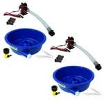 Blue Bowl Concentrator Kit Dual Pack W/ Pump, Battery Clips & Leg Levelers. Fixed Price $309.36.