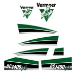 Vermeer Brush Chipper Decal Kit For. Fixed Price $200.00.