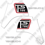 Fits Takeuchi 70V Decal Kit Skid Steer Loader- Year Outdoor 3M Vinyl!. Fixed Price $249.95.