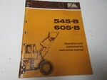 Fiatallis 545B & 605B Wheel Loader Manual. Fixed Price $45.00.