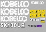 Kobelco SK130UR Digger Decals Stickers. Fixed Price $90.41.