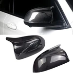 1 Pair Black Rearview Mirror Left Right Side Covers Caps For Bmw.... Fixed Price $95.76.