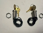 Electric 2 Positions Off Metal Lock Switch With Keys Pieces Made In Usa. Fixed Price $17.49.